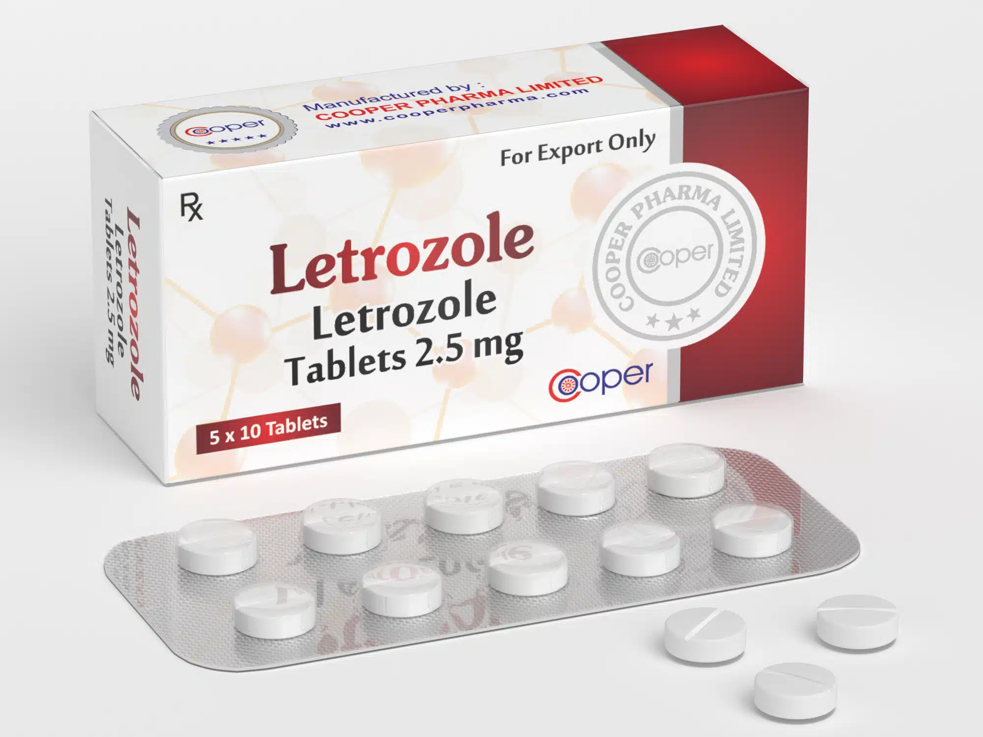 Letrozole Tablets 2.5 mg 5 x 10-01 copy